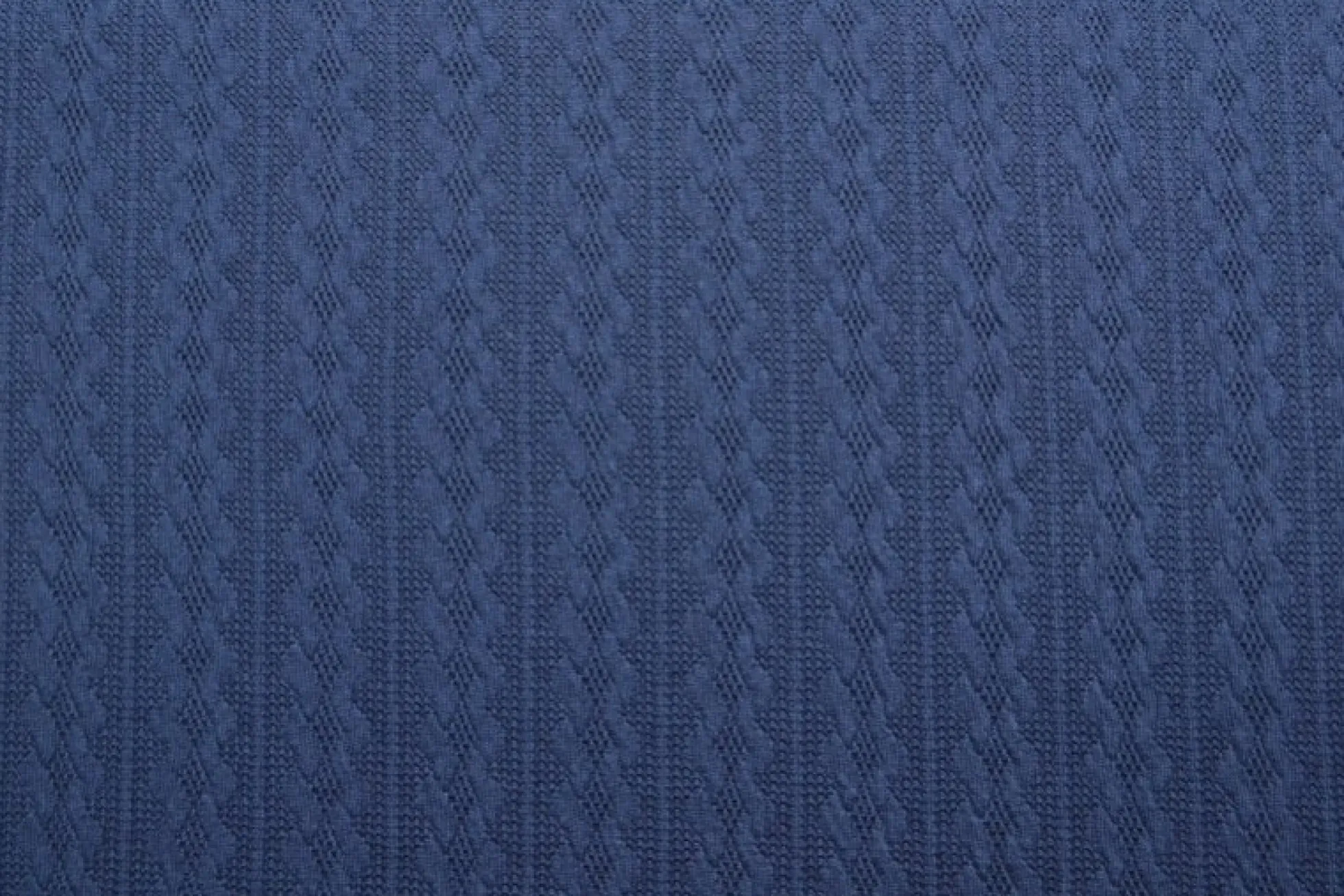 Jacquard jersey kabel – Navy