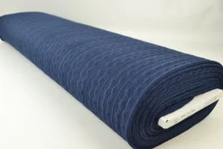 Jacquard jersey kabel – Navy