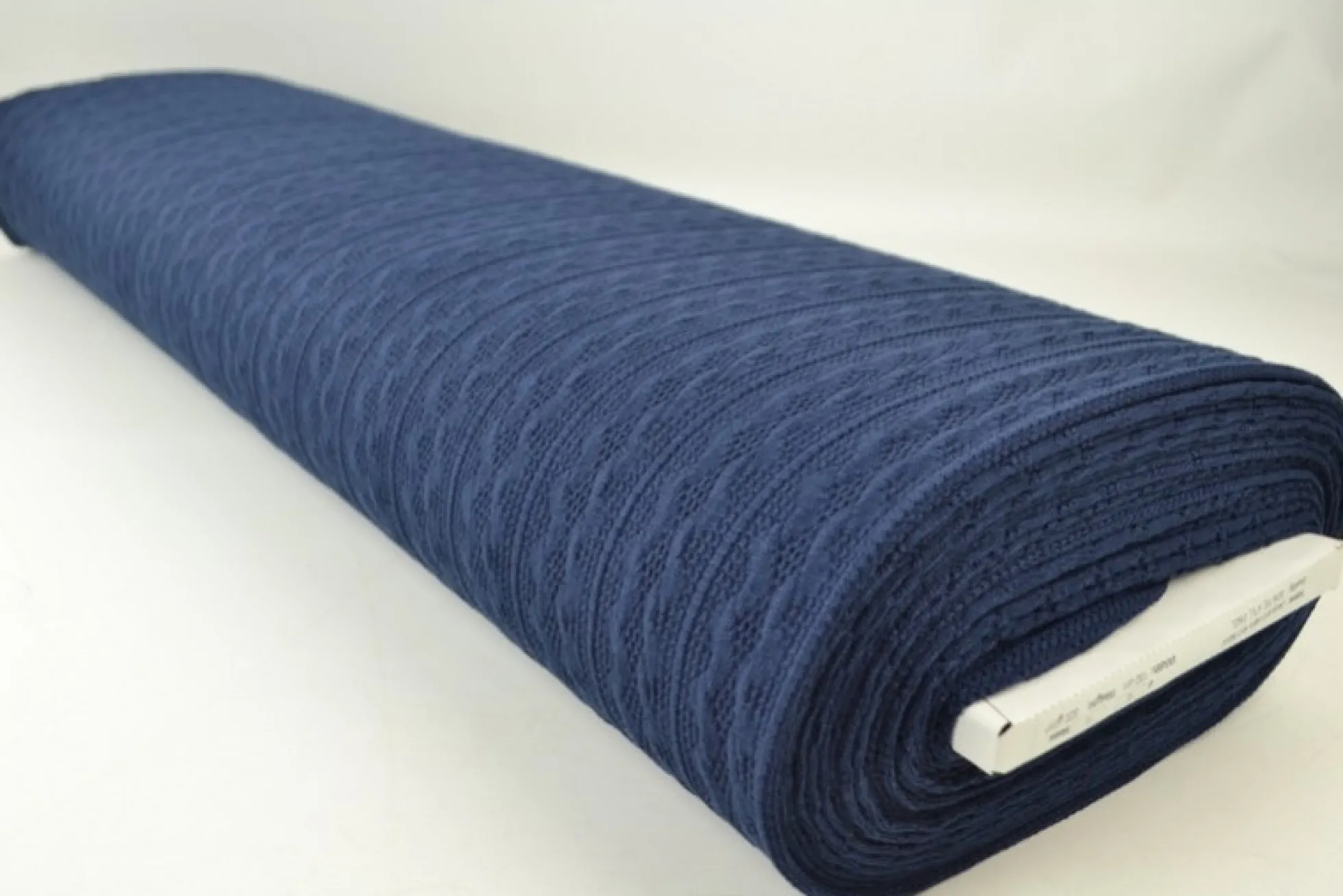 Jacquard jersey kabel – Navy