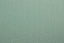 Jacquard jersey kabel – Oudgroen