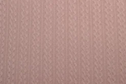 Jacquard jersey kabel – Oudroze