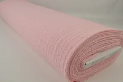 Jacquard jersey kabel – Roze