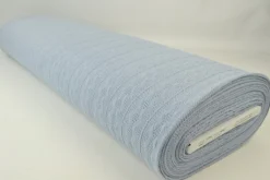 Jacquard jersey kabel – Zilvergrijs