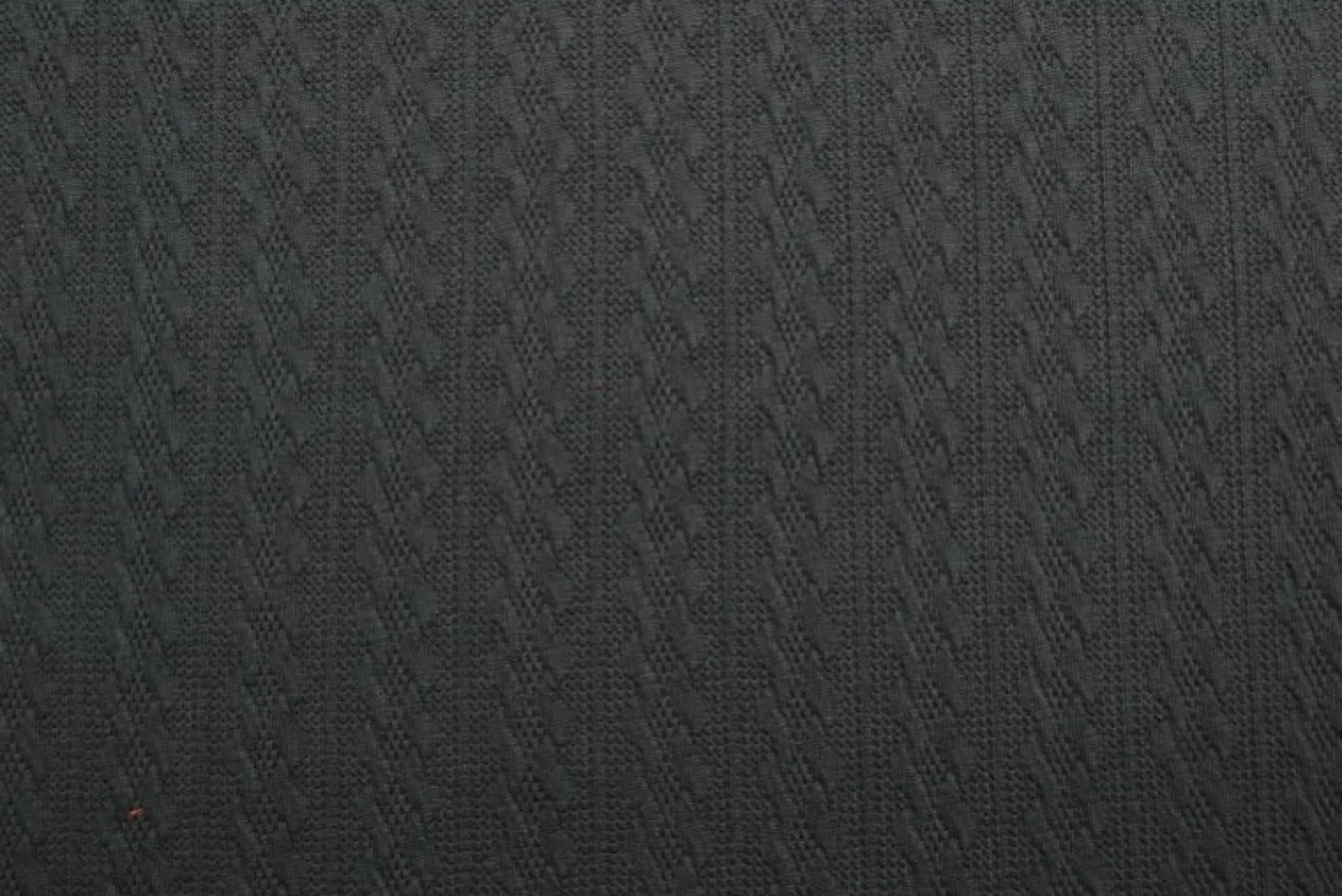 Jacquard jersey kabel – Zwart