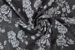Jeans / denim gewassen – Blossom zwart chambray