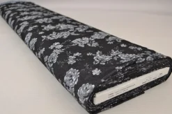 Jeans / denim gewassen – Blossom zwart chambray