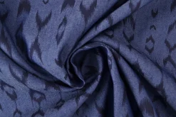 Jeans / denim gewassen – Bohemian donkerblauw chambray