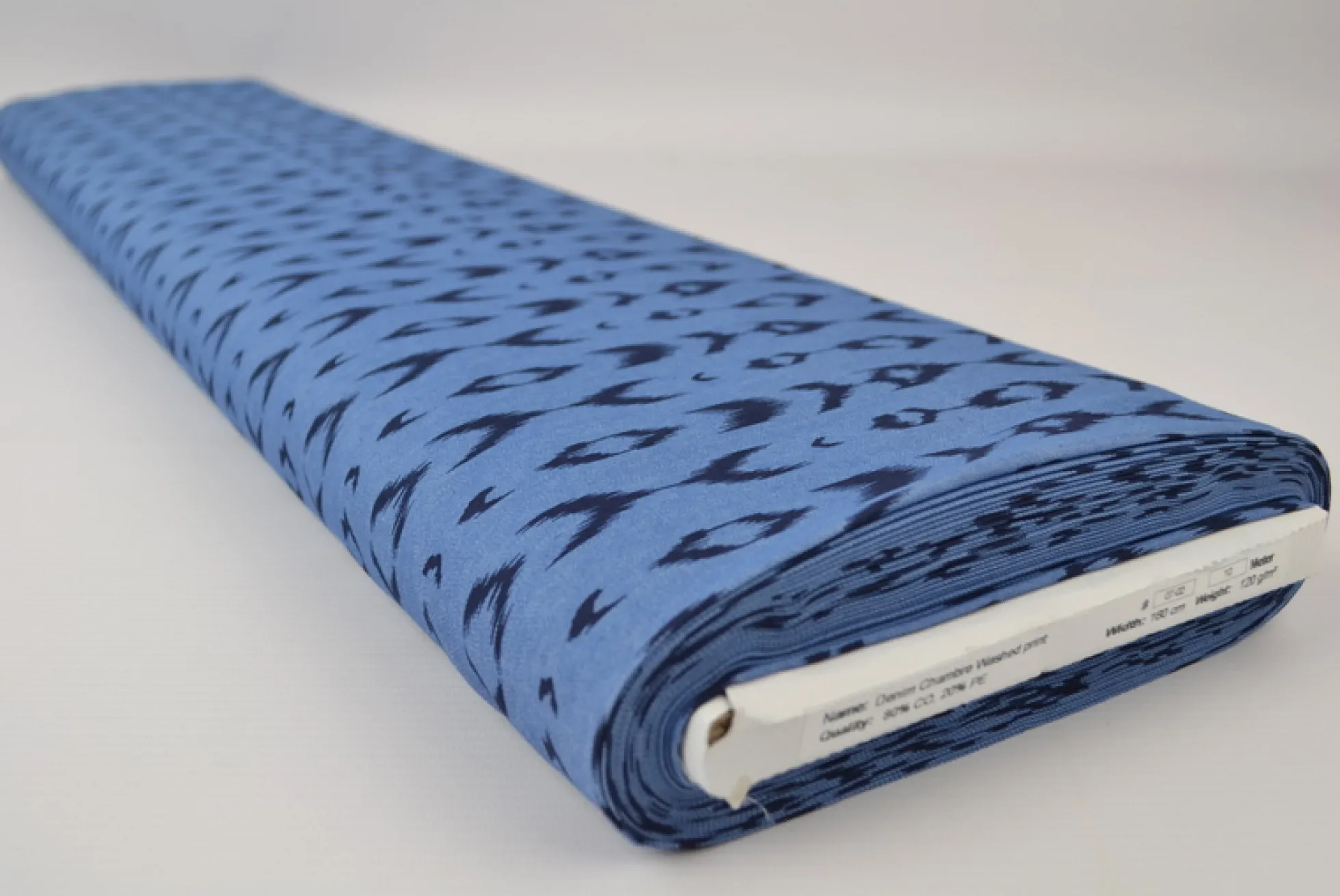 Jeans / denim gewassen – Bohemian blauw chambray