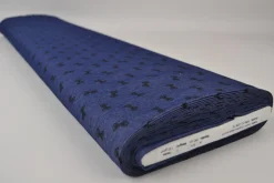 Jeans / denim gewassen – Bows donkerblauw chambray