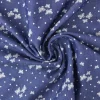 Jeans / denim gewassen – Butterflies donkerblauw chambray