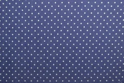 Jeans / denim gewassen – Dots donkerblauw chambray