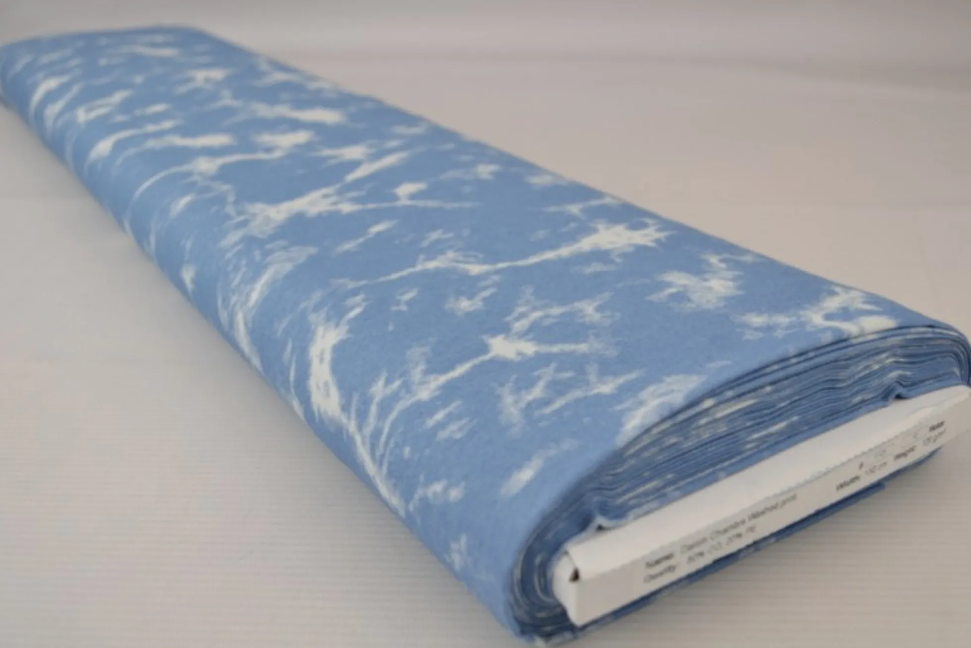 Jeans / denim gewassen – Fade out lichtblauw chambray