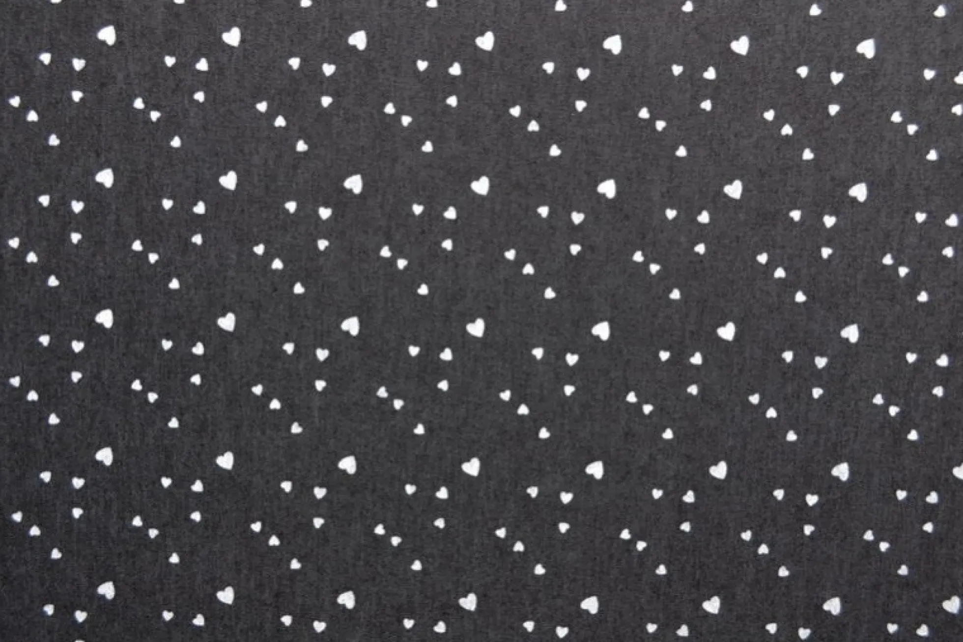 Jeans / denim gewassen – Hearts zwart chambray