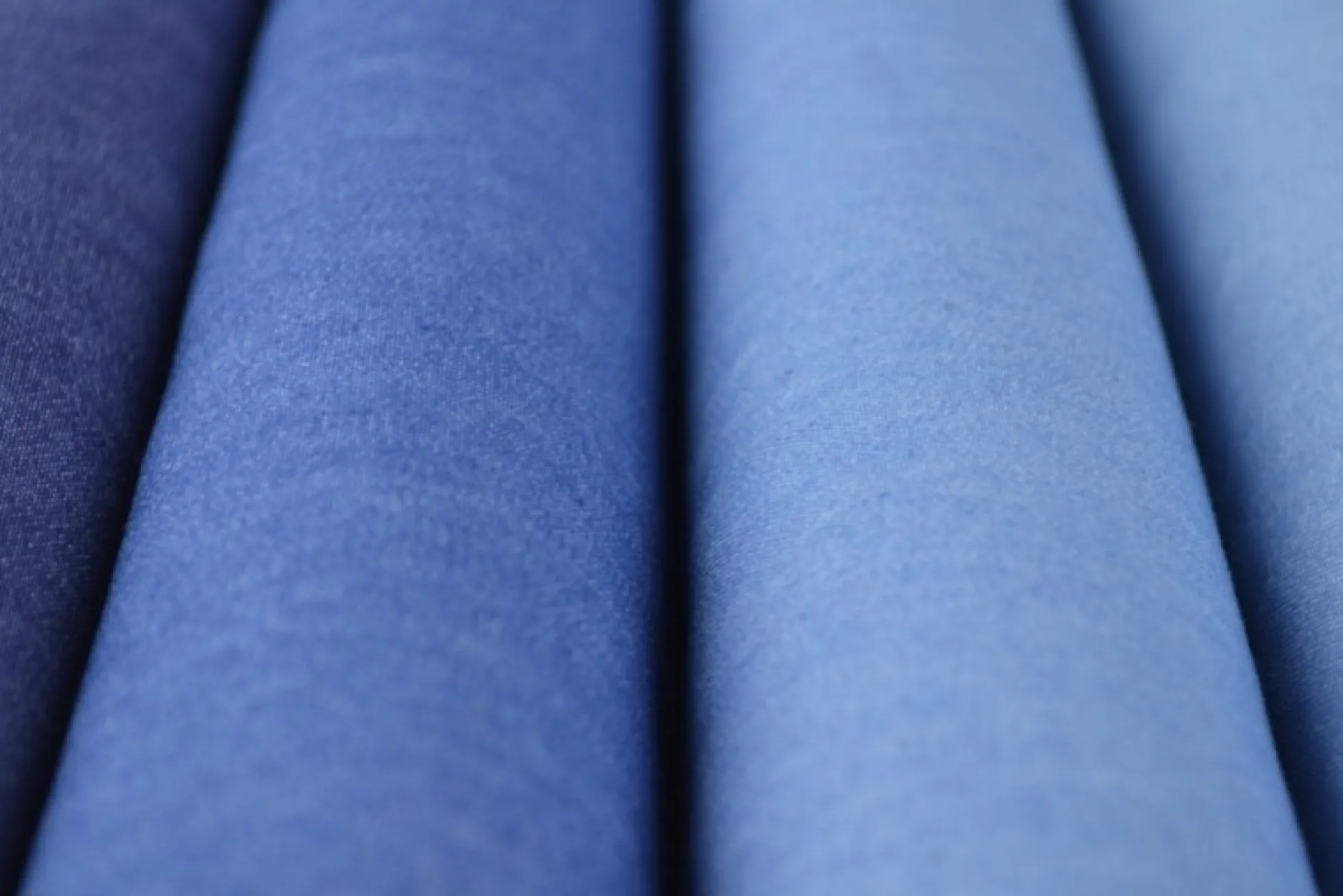 Jeans / denim gewassen – Indigo blauw chambray