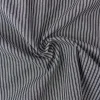 Jeans / denim gewassen – Small stripes zwart chambray
