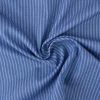Jeans / denim gewassen – Small stripes blauw chambray