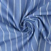 Jeans / denim gewassen – Stripes blauw chambray