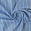 Jeans / denim gewassen – Stripes lichtblauw chambray