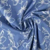 Jeans / denim gewassen – Vintage floral blauw chambray
