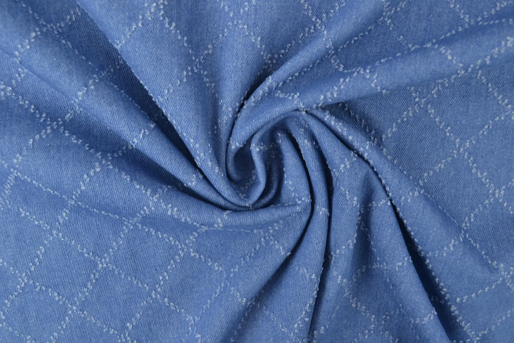 Jeans / denim jacquard – Diamond light blue
