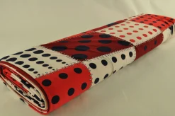 Jersey 4-way stretch – Patchwork red
