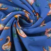 Jogging – Coral Swans on blue