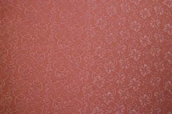 Kant dubbeldoek – Salmon small flower