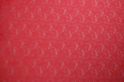 Kant – Koraal roze paisley bloem shiny