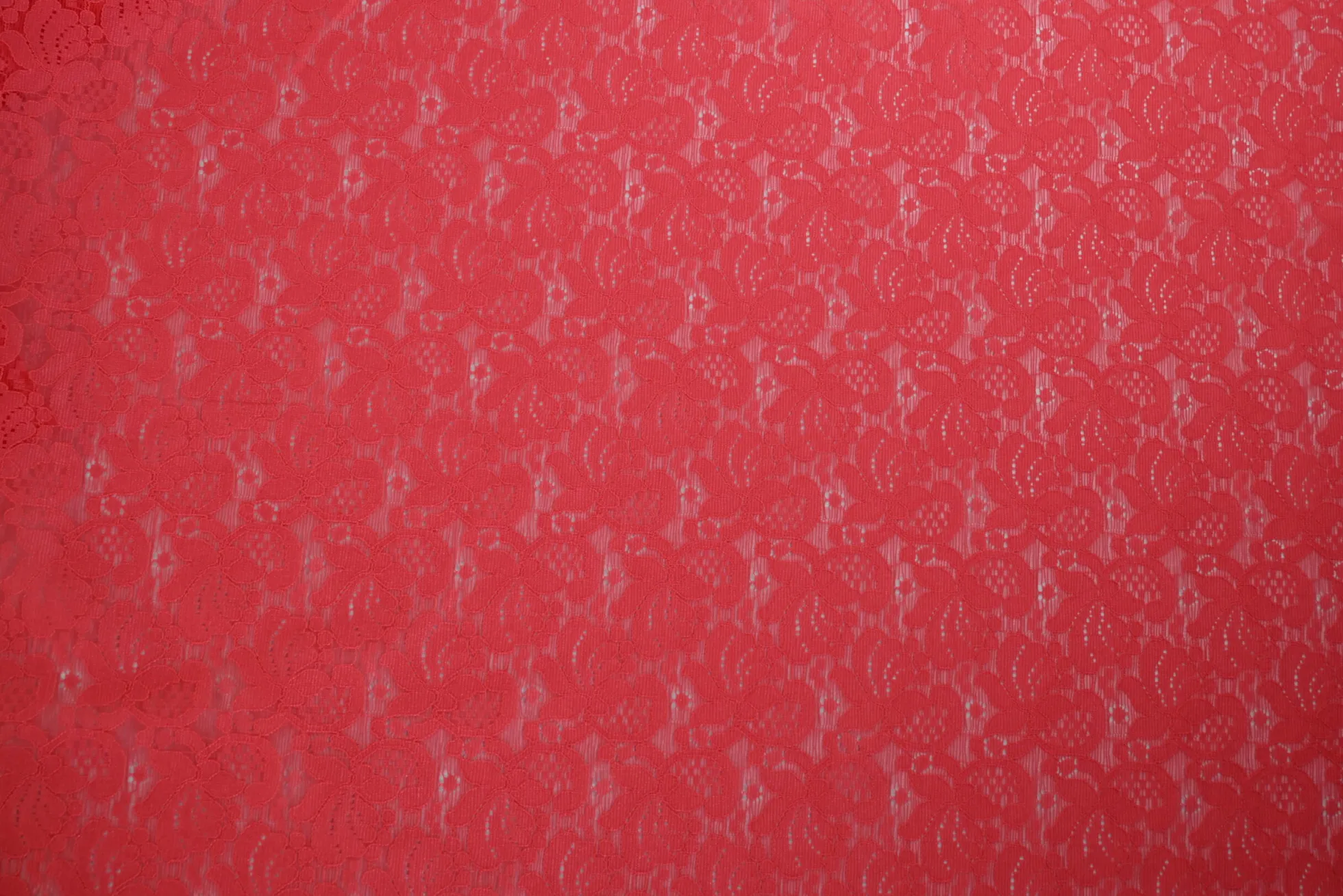 Kant – Koraal roze paisley bloem shiny