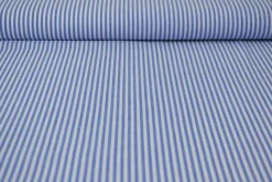 Katoen – Boerenbont – Gestreept 2,5 mm blauw