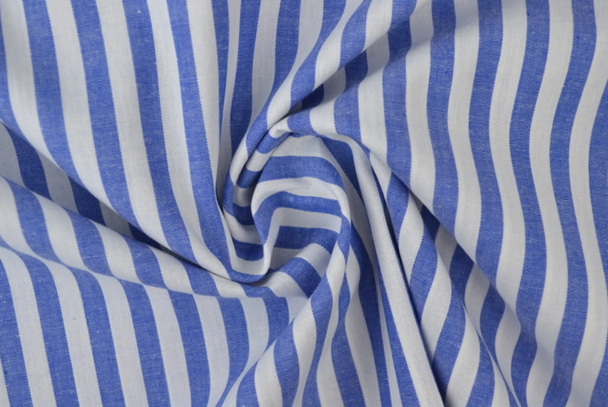 Katoen – Boerenbont – Gestreept 6,5 mm blauw