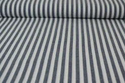 Katoen – Boerenbont – Gestreept 6,5 mm navy