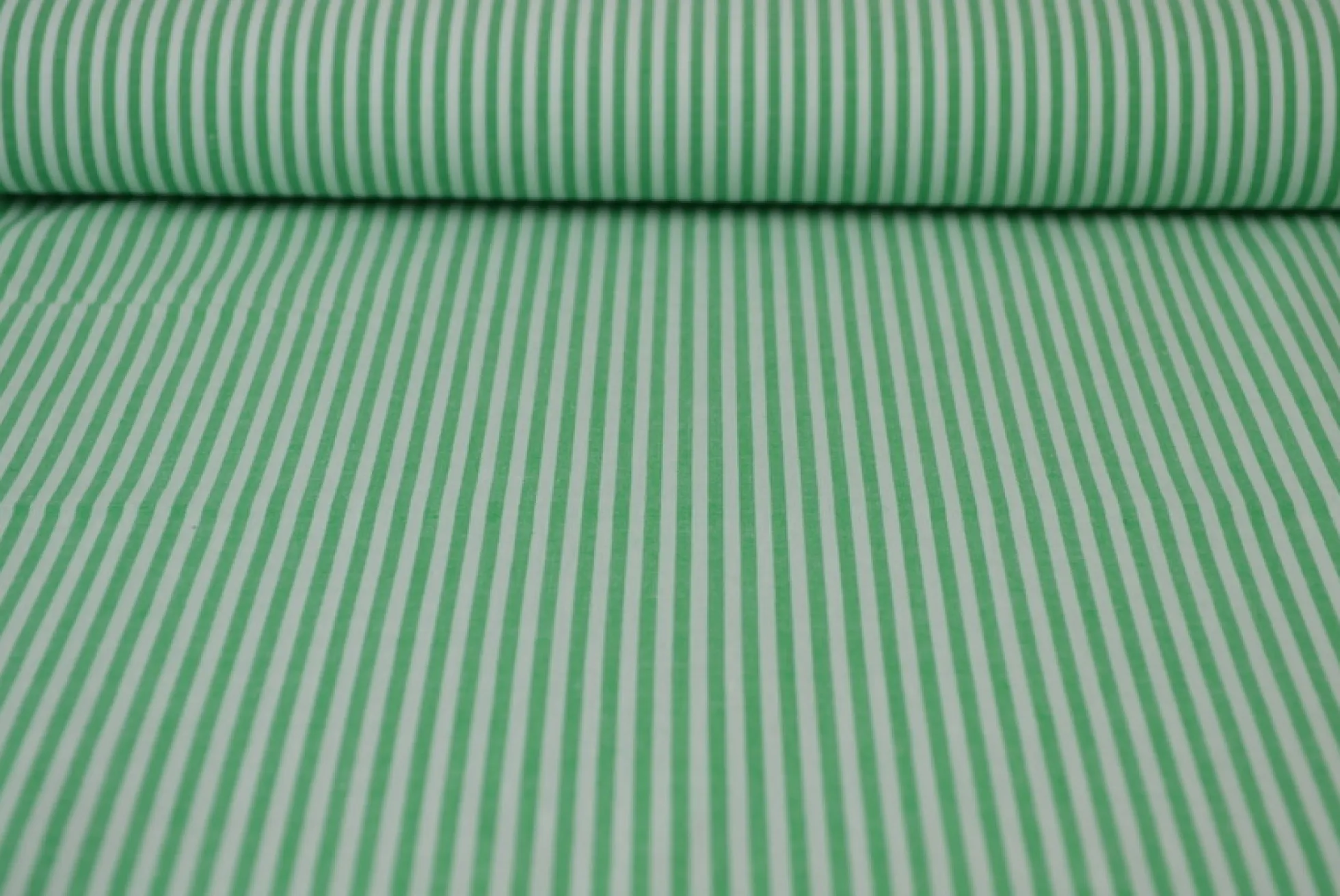 Katoen – Boerenbont – Gestreept 2,5 mm groen
