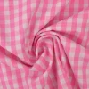 Katoen – Boerenbont – Ruitjes 6,5 mm roze
