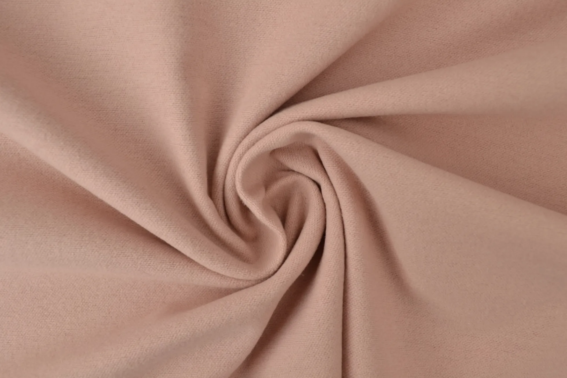Katoen flanel / molton – Dusky roze