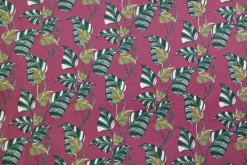 Katoen fluweel stretch – Berry jungle