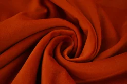 Katoen fluweel stretch – Brique soft touch
