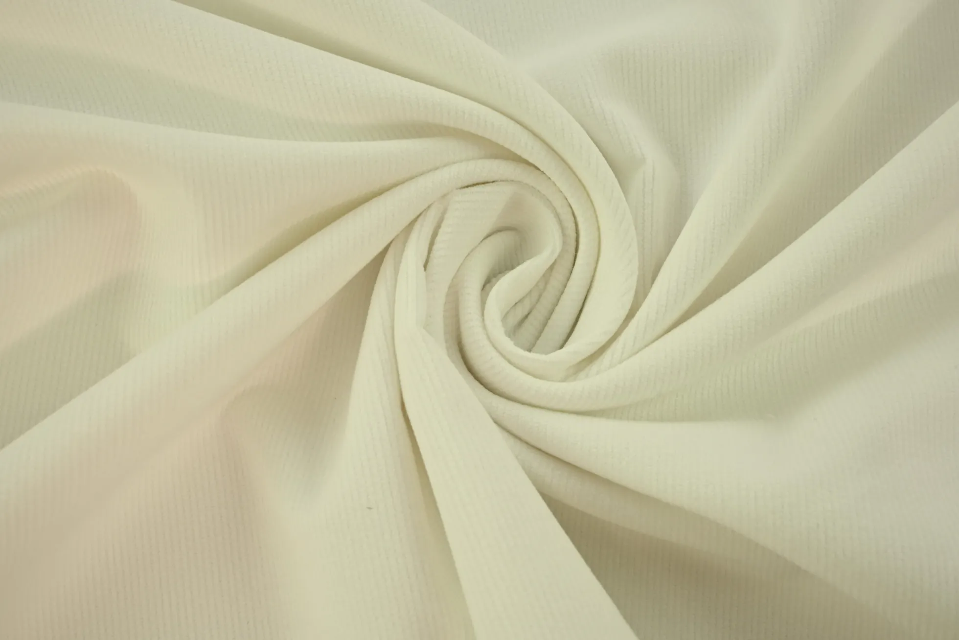 Katoen fluweel stretch – Wit