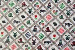 Katoen gecoat / tafelzeil – Hollandse ruitjes
