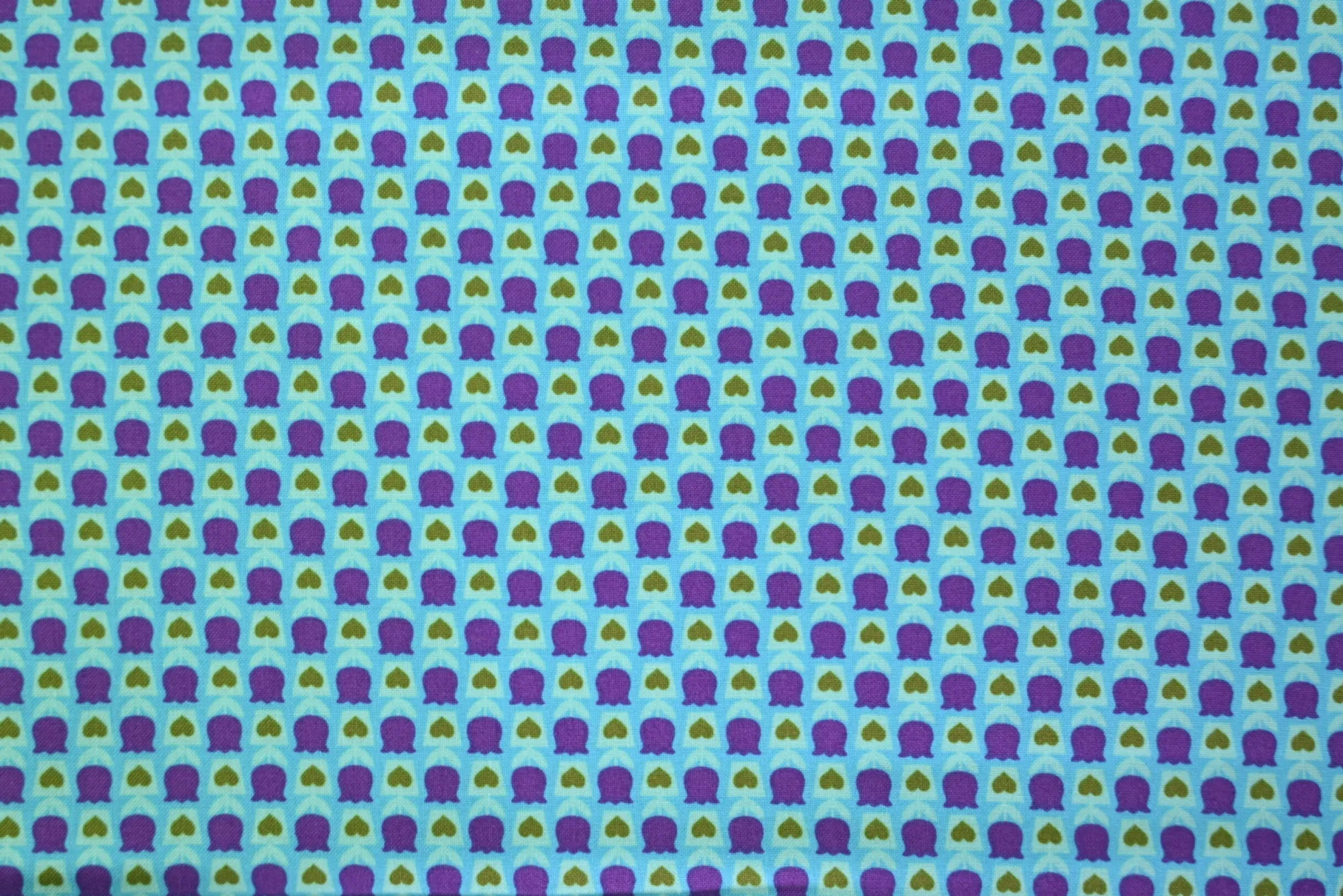 Katoen poplin – Amethyst Tulip Tiles