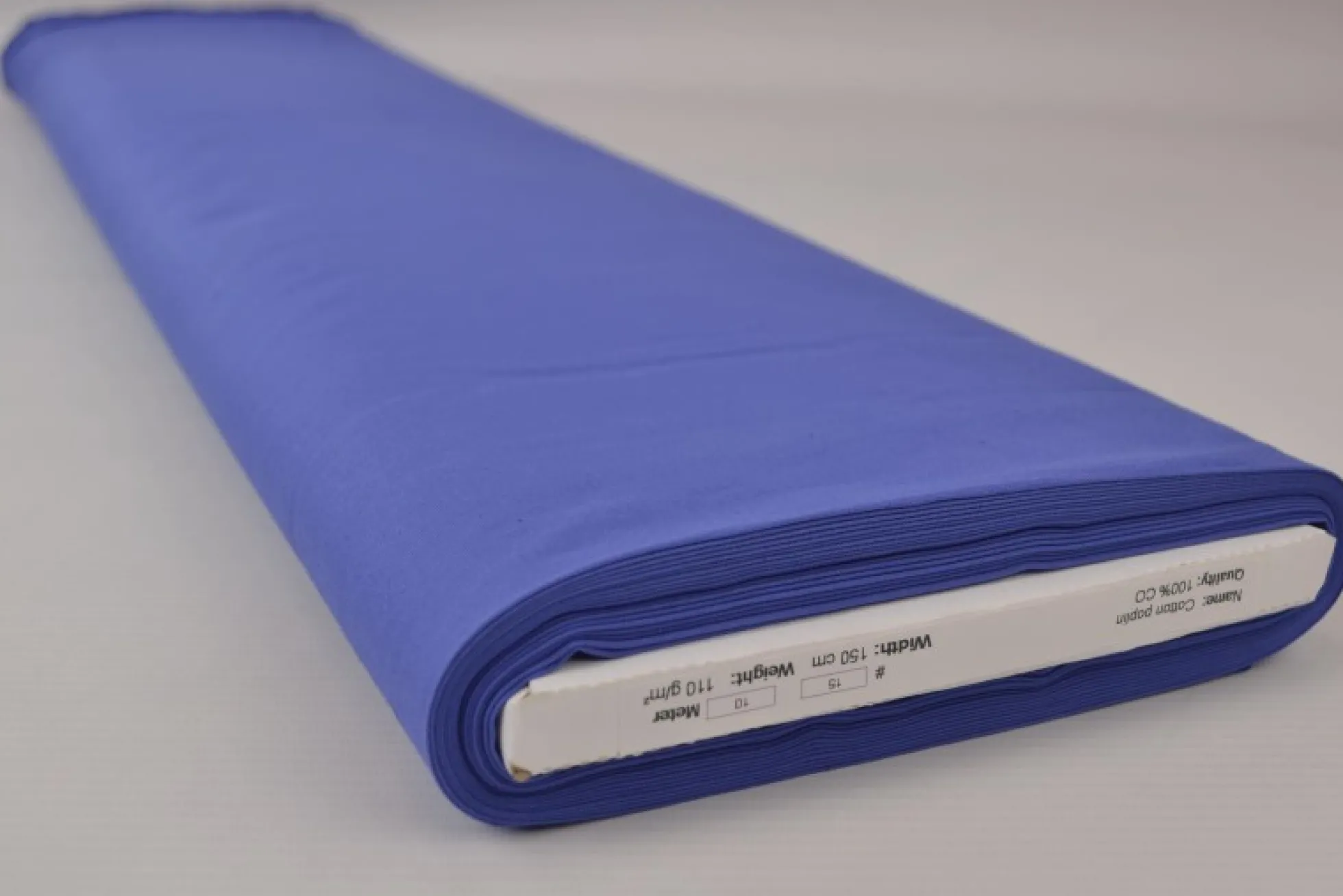 Katoen Poplin: Blauw