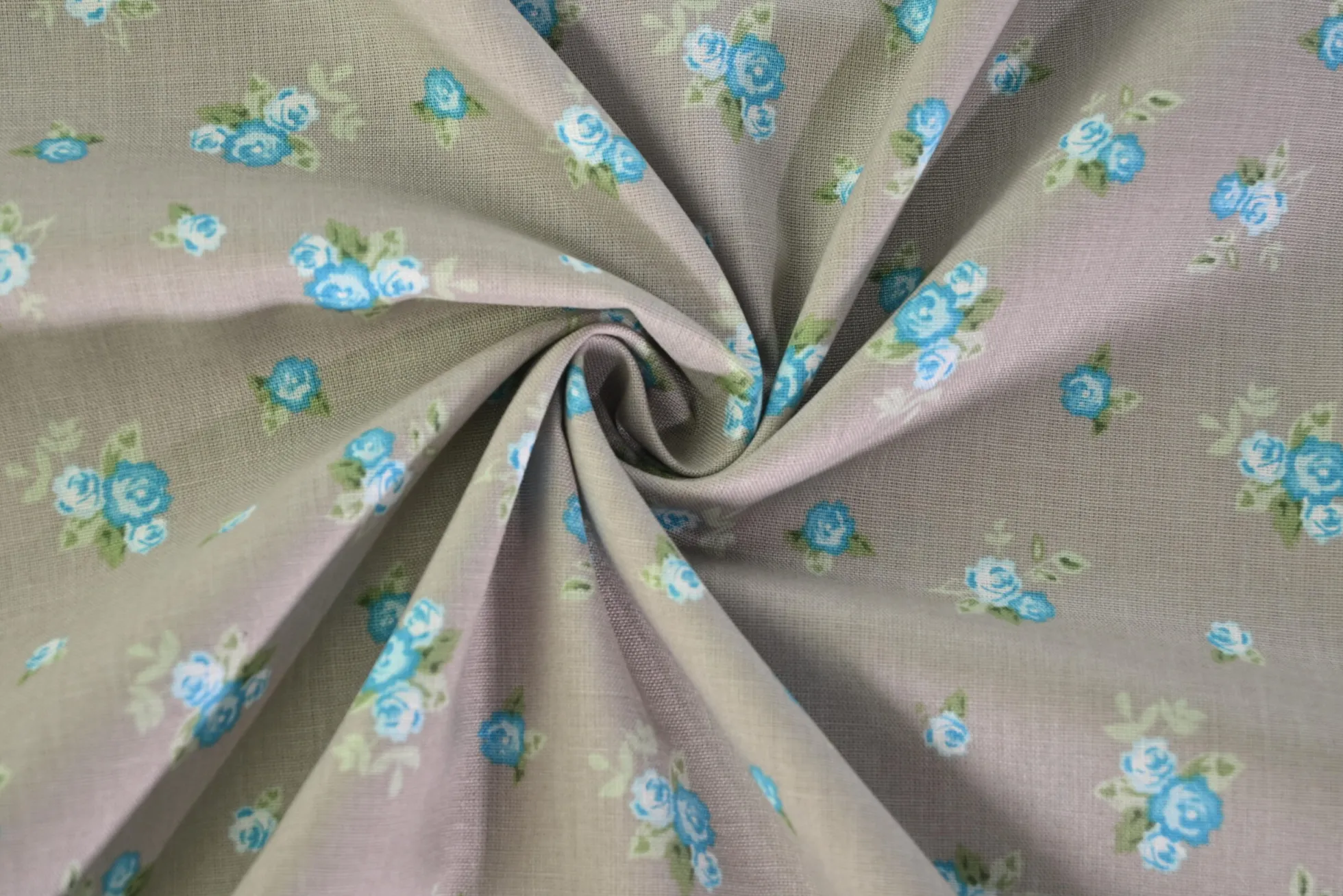 Katoen poplin – Bluebell Sprigs