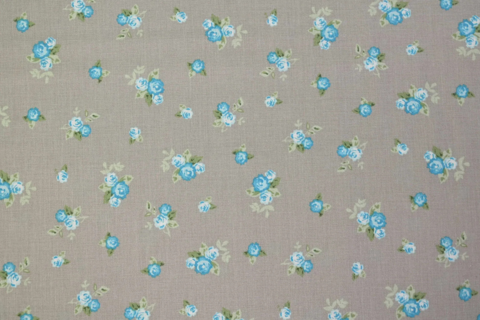 Katoen poplin – Bluebell Sprigs