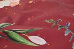 Katoen poplin – Burgundy Botanica