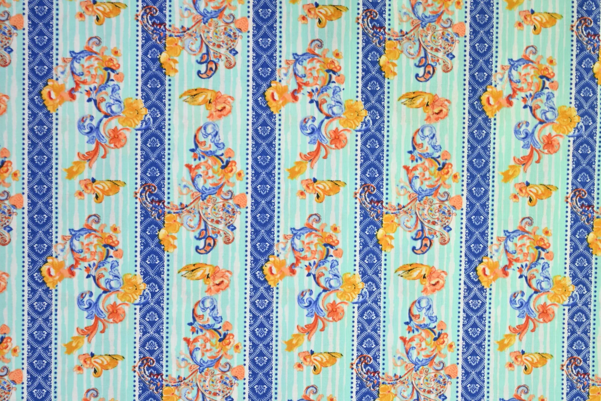 Katoen poplin – Coastal Baroque