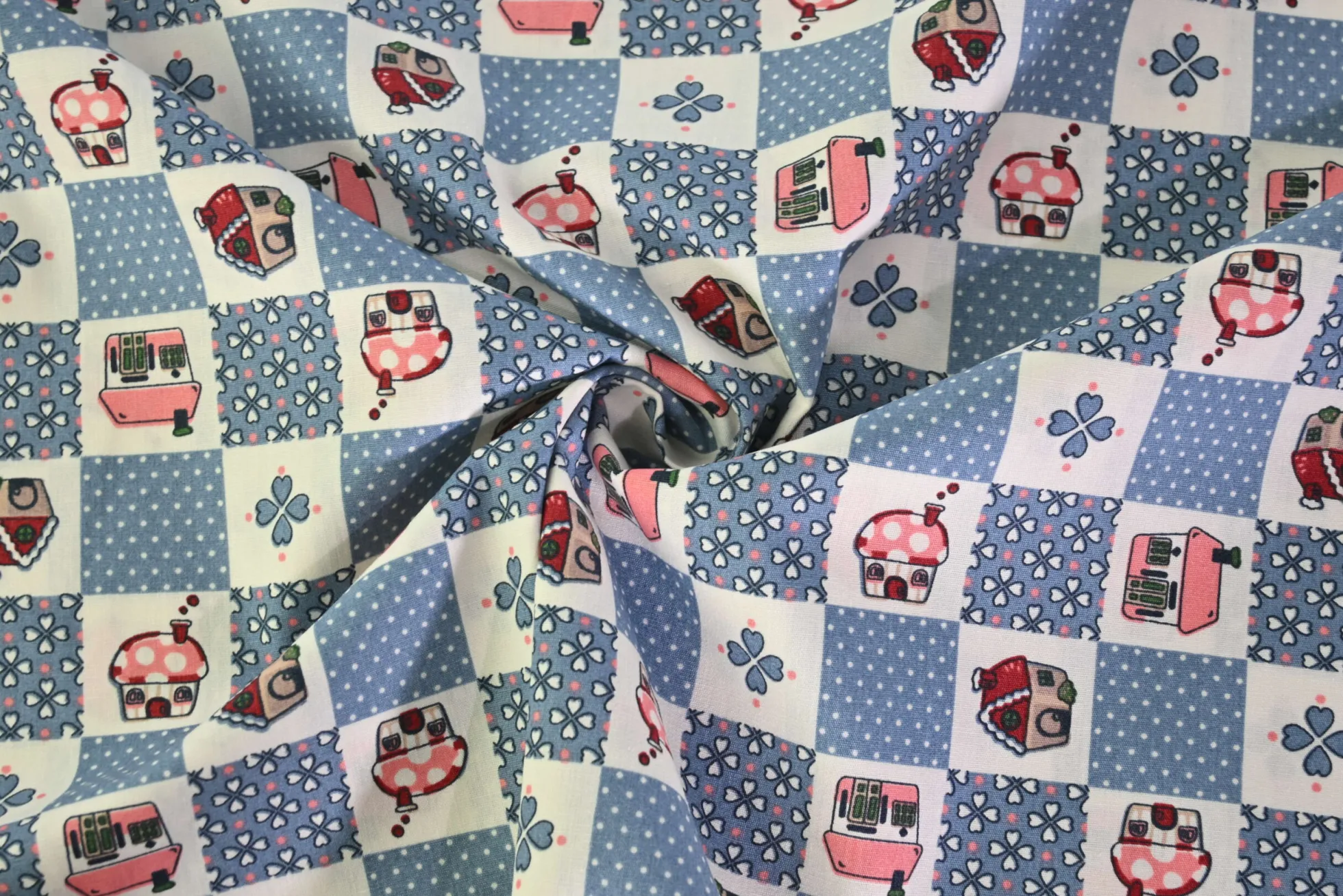Katoen poplin – Country Kitchen Quilt