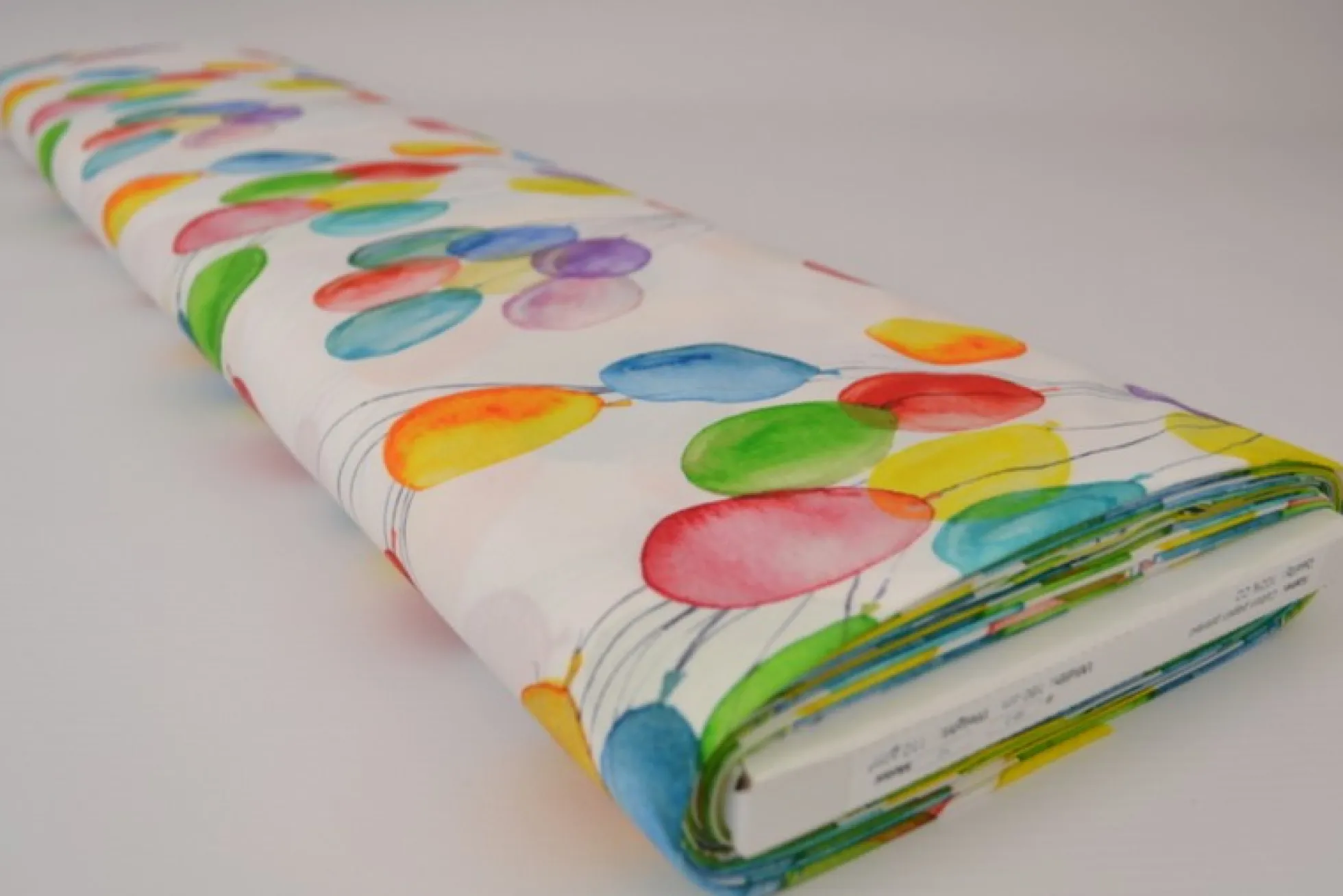 Katoen poplin digitaal – Balloons on white