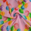 Katoen poplin digitaal – Balloons on pink