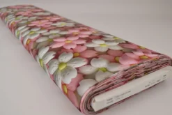 Katoen poplin digitaal – 3D blossom