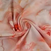 Katoen poplin digitaal – Roses & butterflies salmon